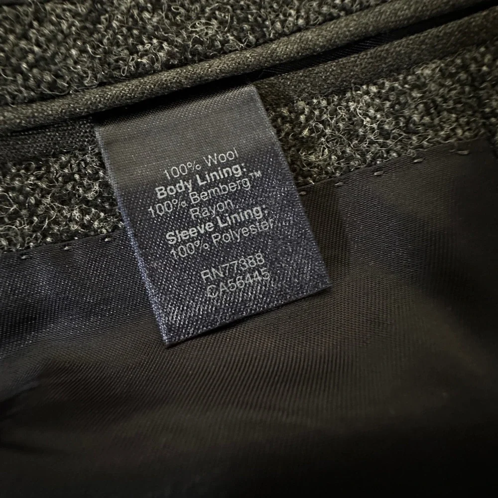 J Crew Ludlow Jacket Men 36R Charcoal Gray Yorkshire Tweed English Wool Blazer